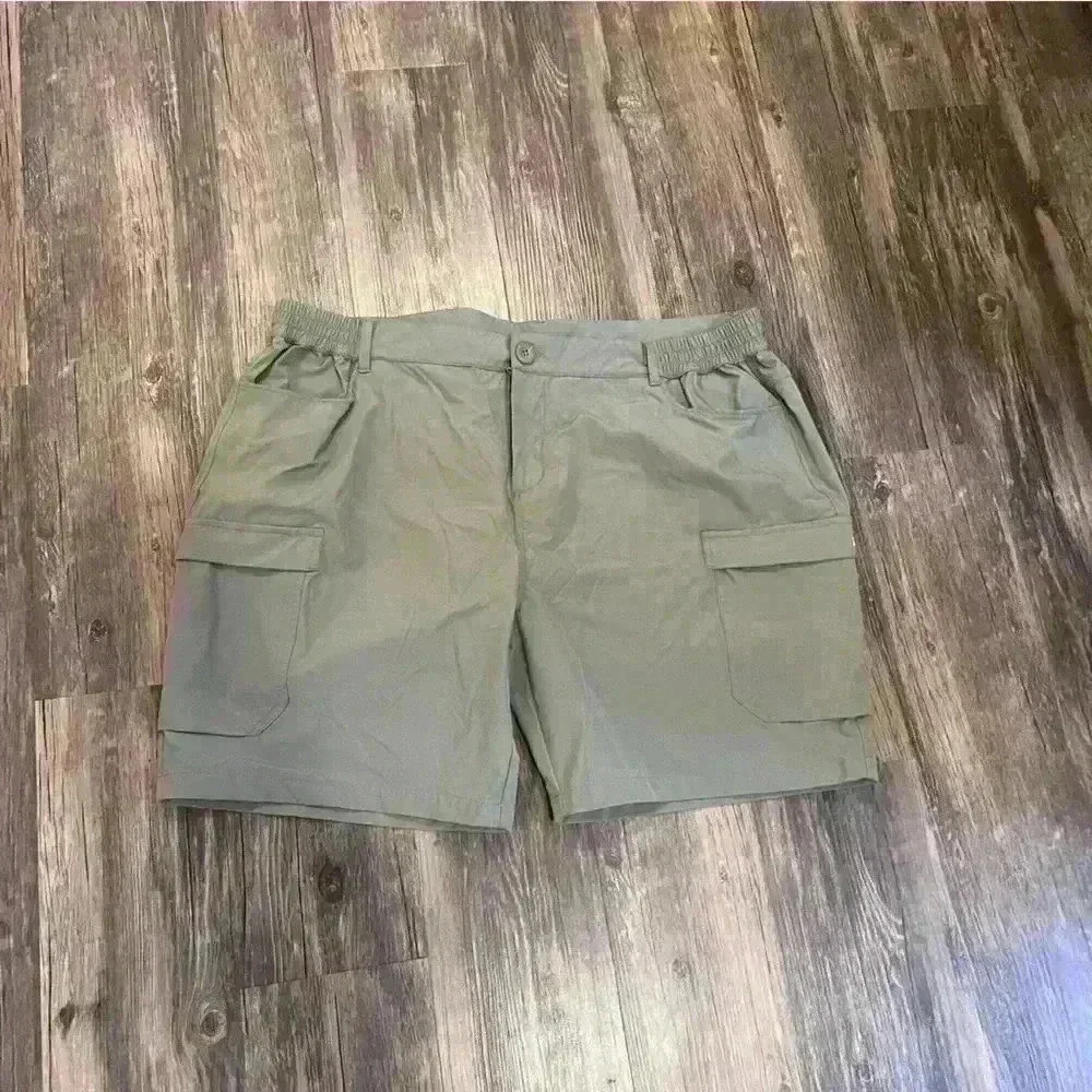 Willit XXL cargo shorts green